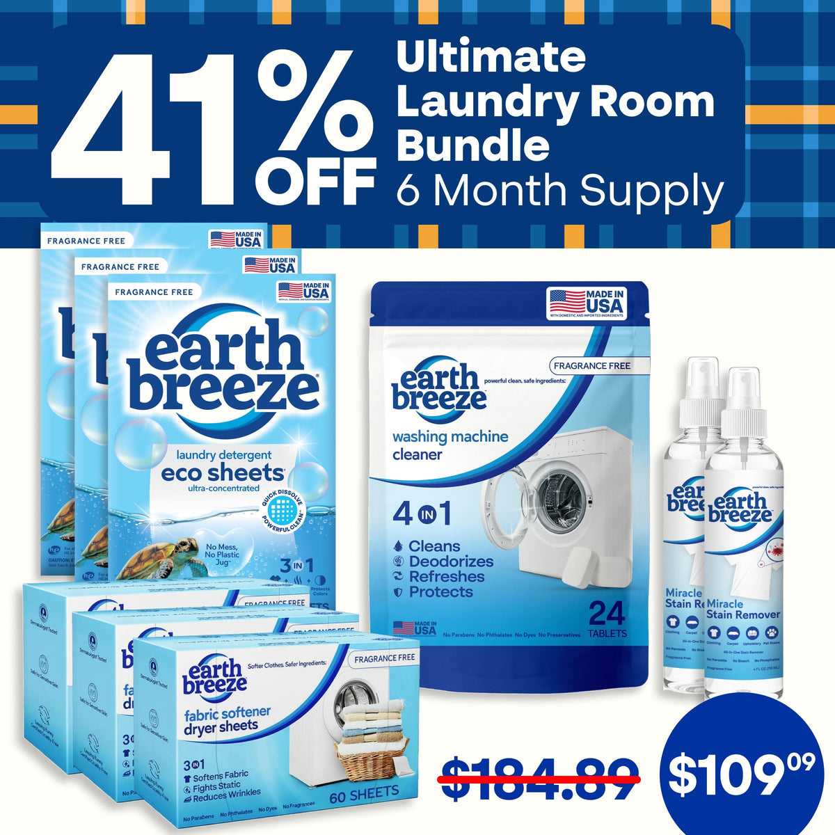 Ultimate Laundry Room Bundle 6 Month Supply