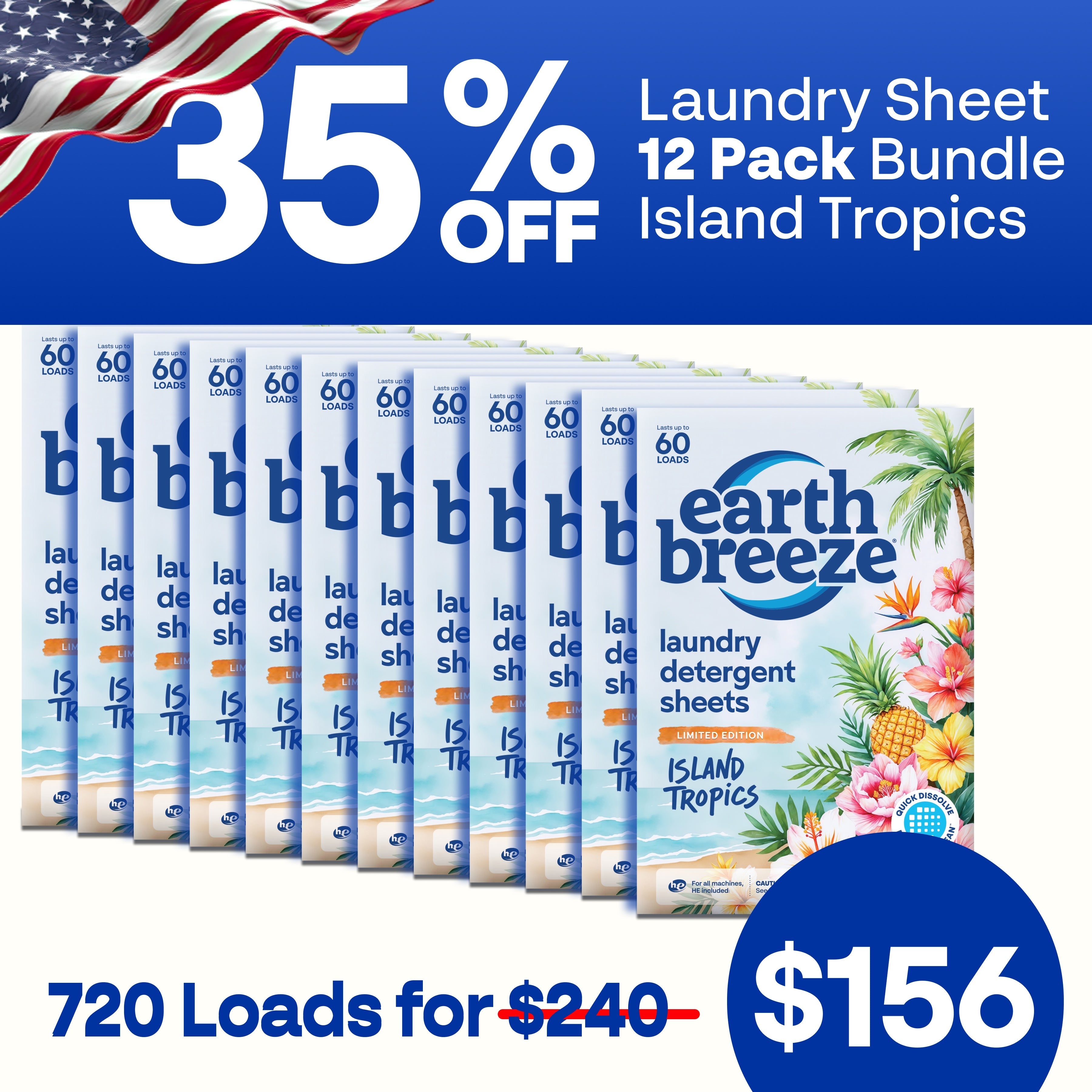 Laundry Sheet Bundle - 12 Pack