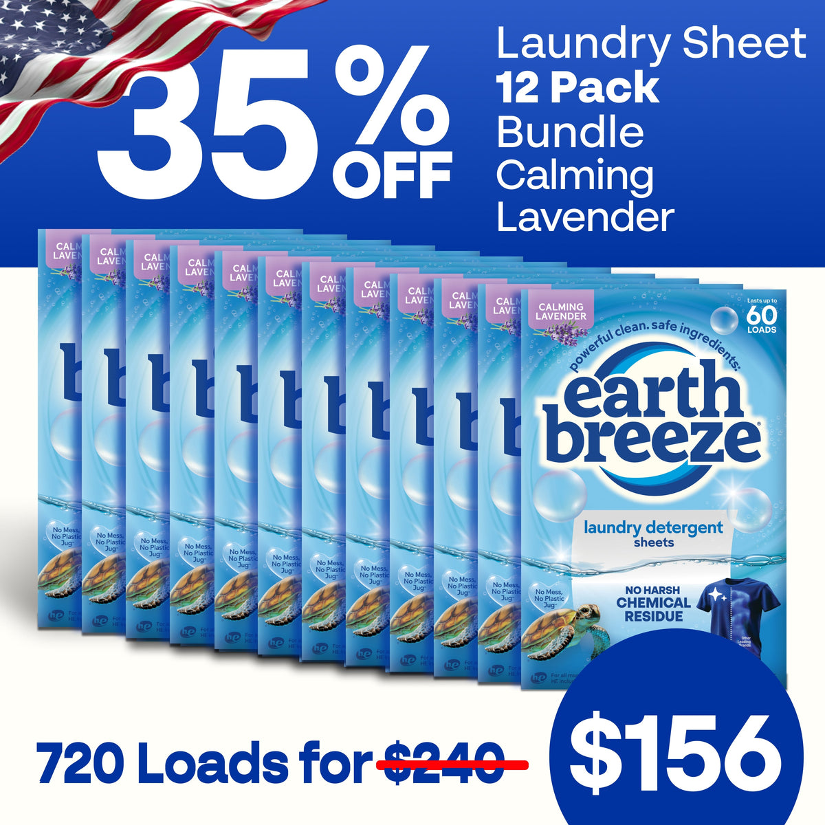 Laundry Sheet Bundle - 12 Pack