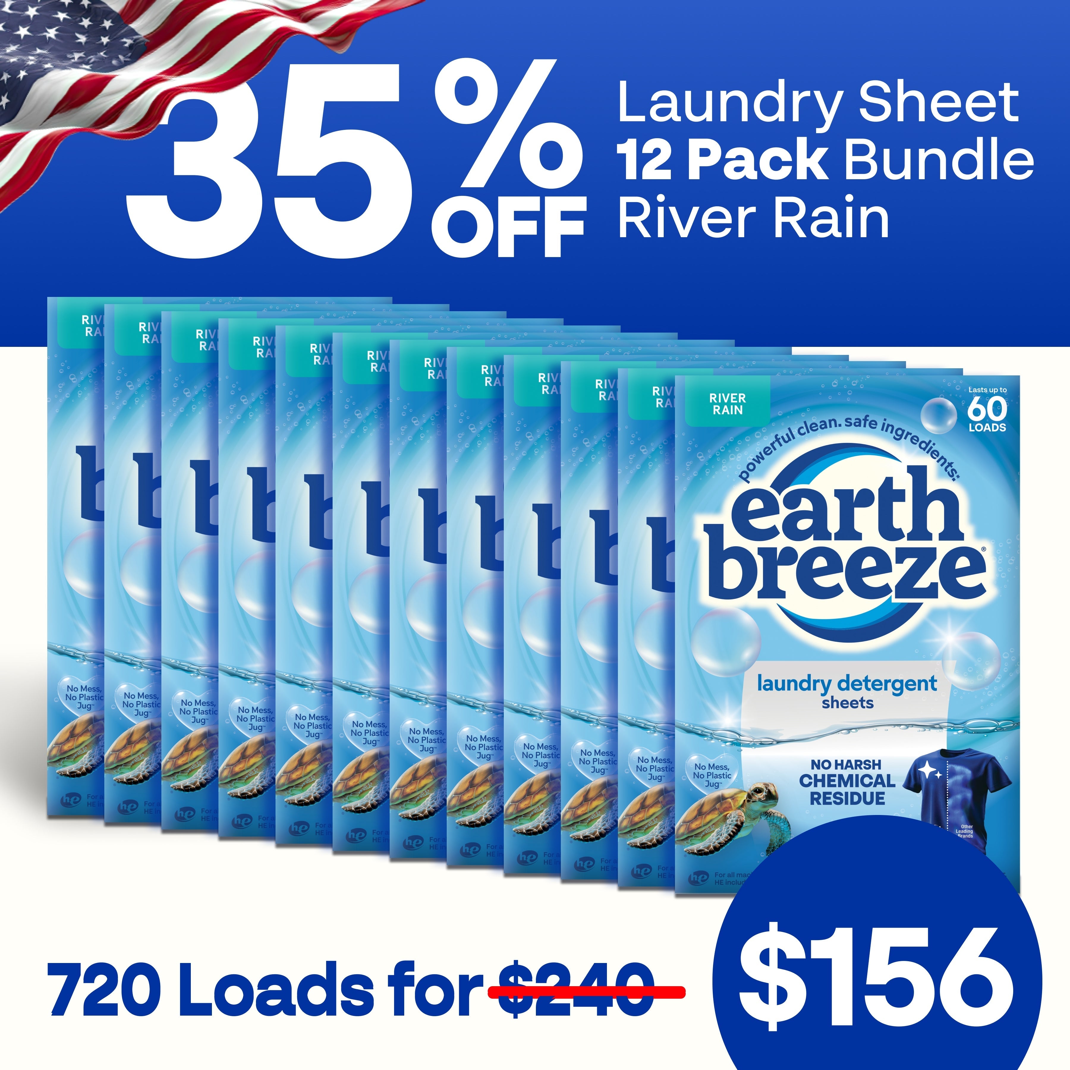 Laundry Sheet Bundle - 12 Pack