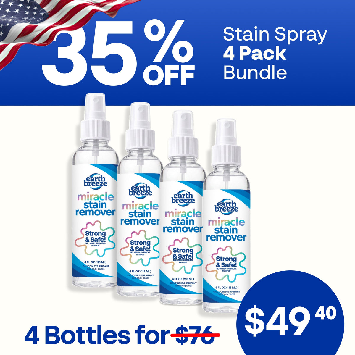 Stain Spray Bundle - 4 Pack