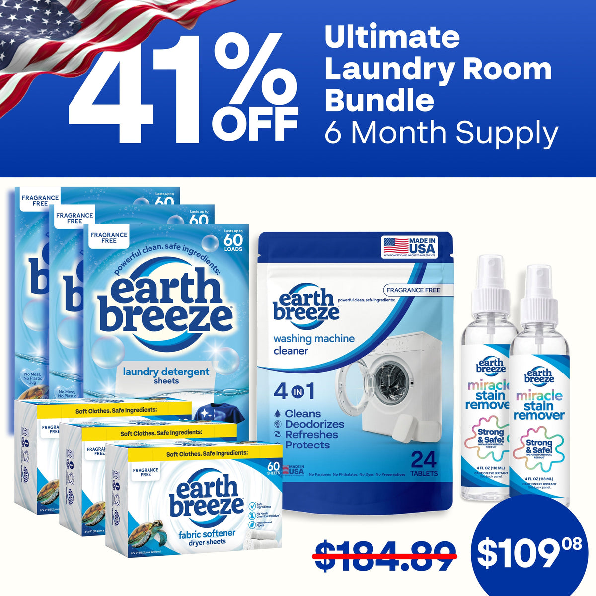 Ultimate Laundry Room Bundle 6 Month Supply