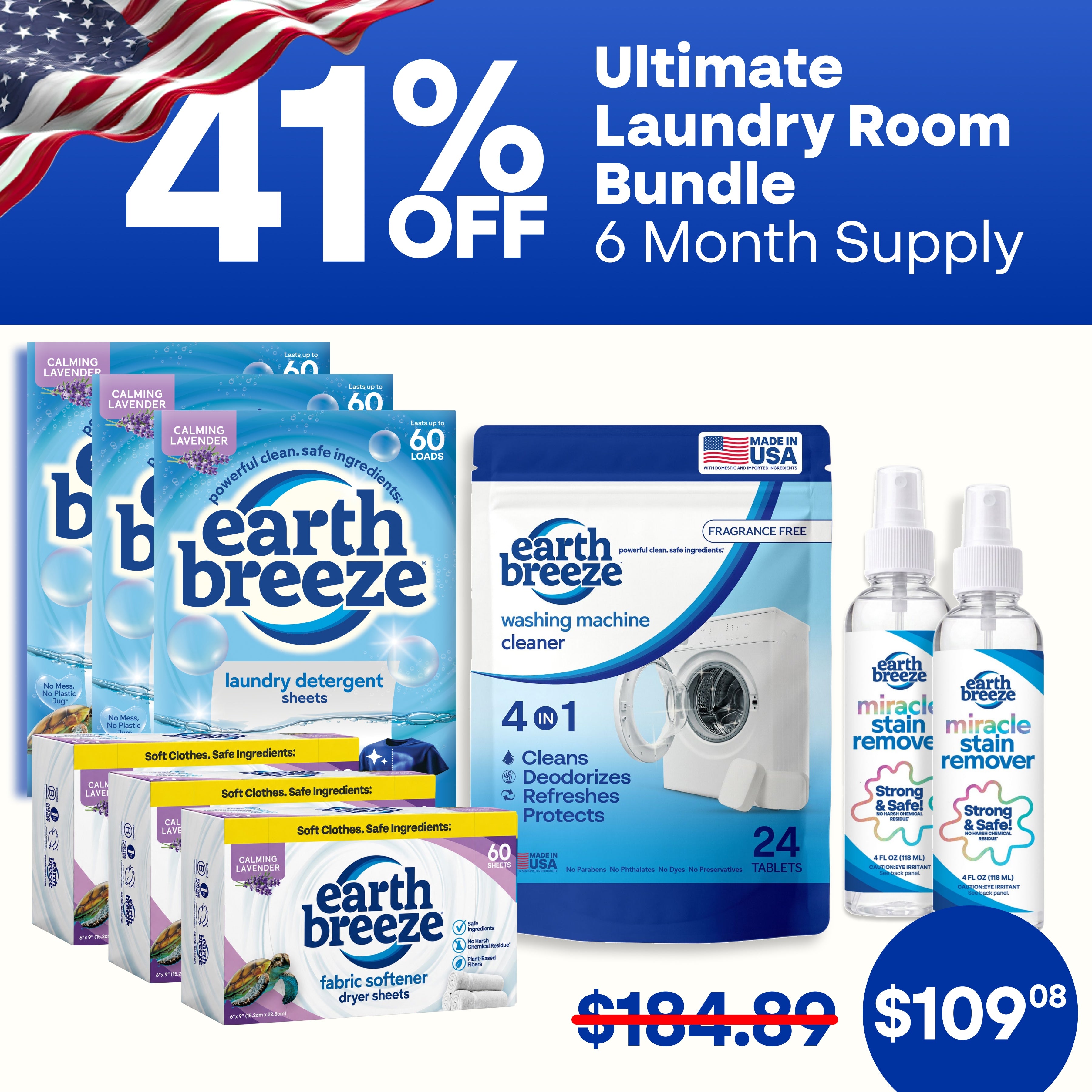 Ultimate Laundry Room Bundle 6 Month Supply