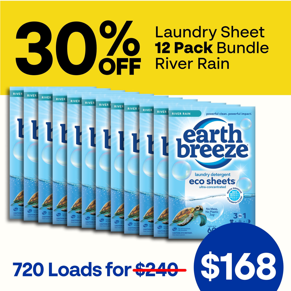 Laundry Sheet Bundle - 12 Pack