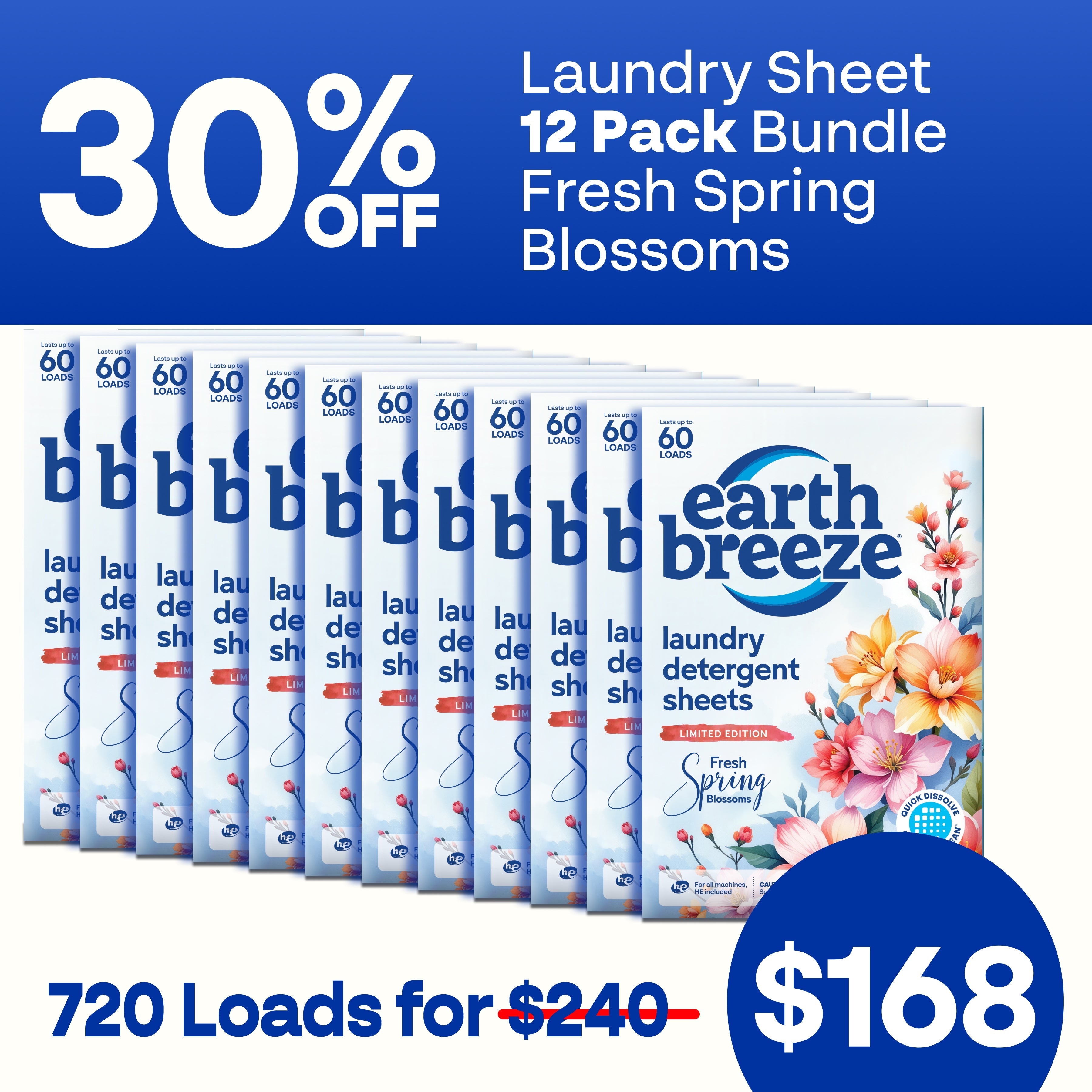 Laundry Sheet Bundle - 12 Pack