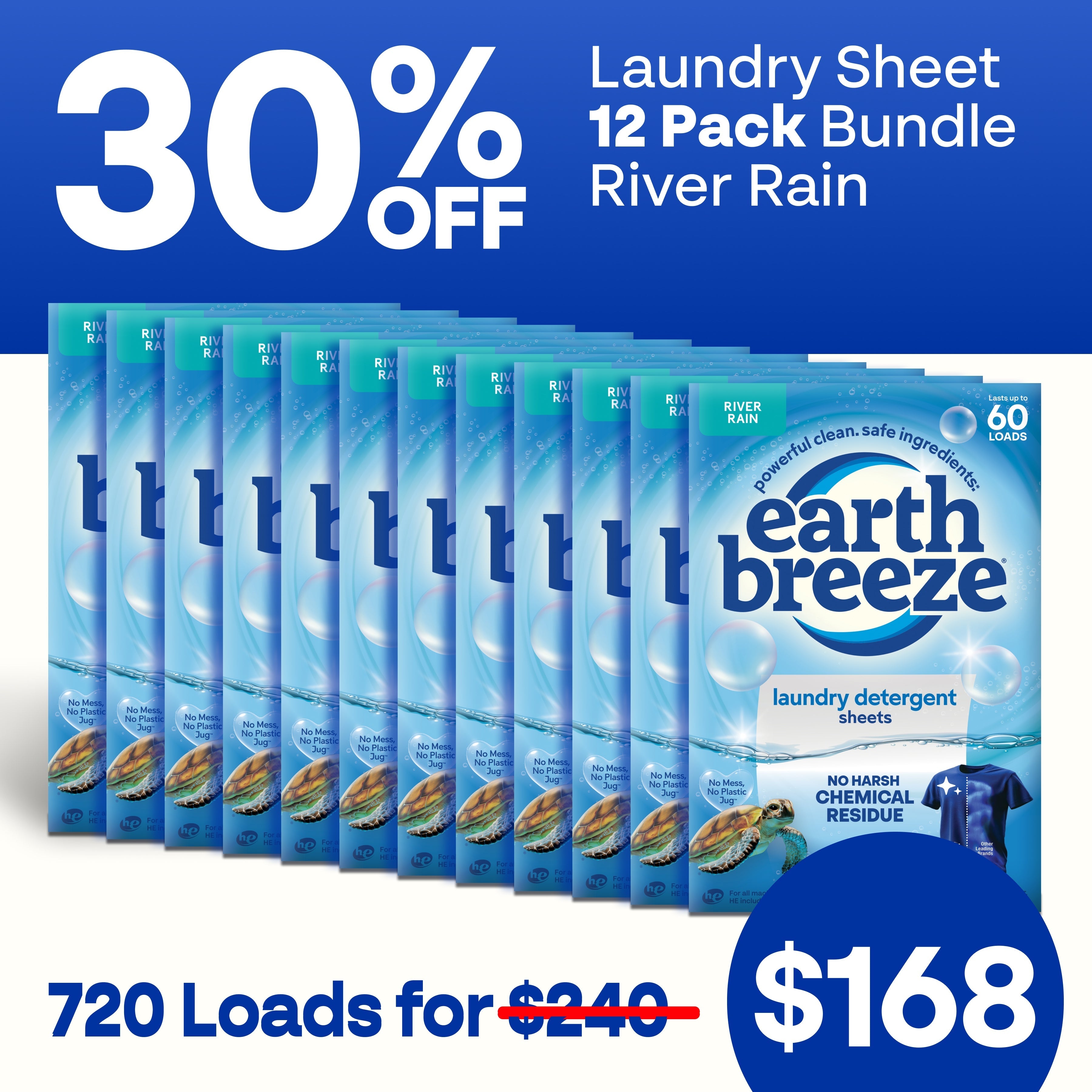 Laundry Sheet Bundle - 12 Pack