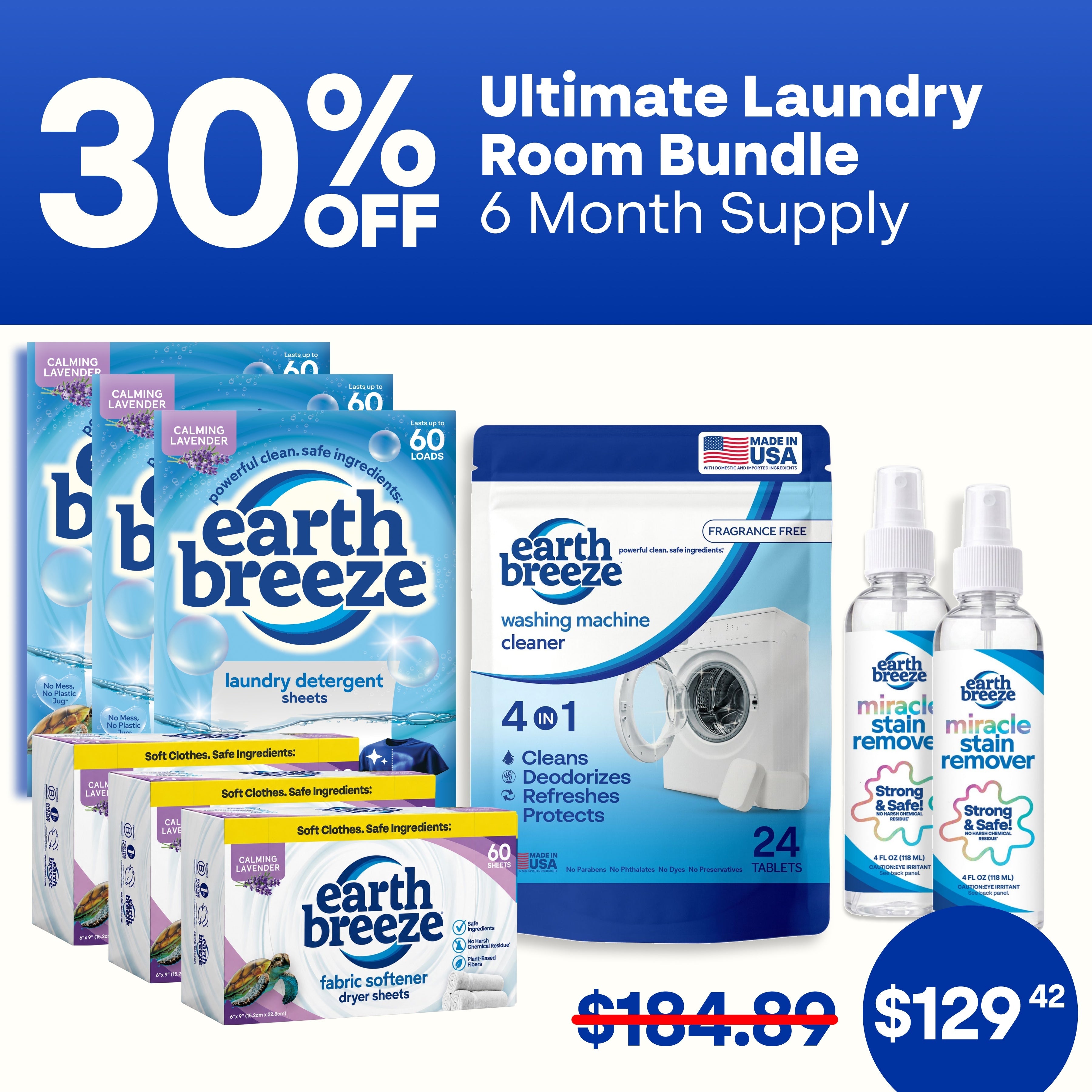 Ultimate Laundry Room Bundle 6 Month Supply