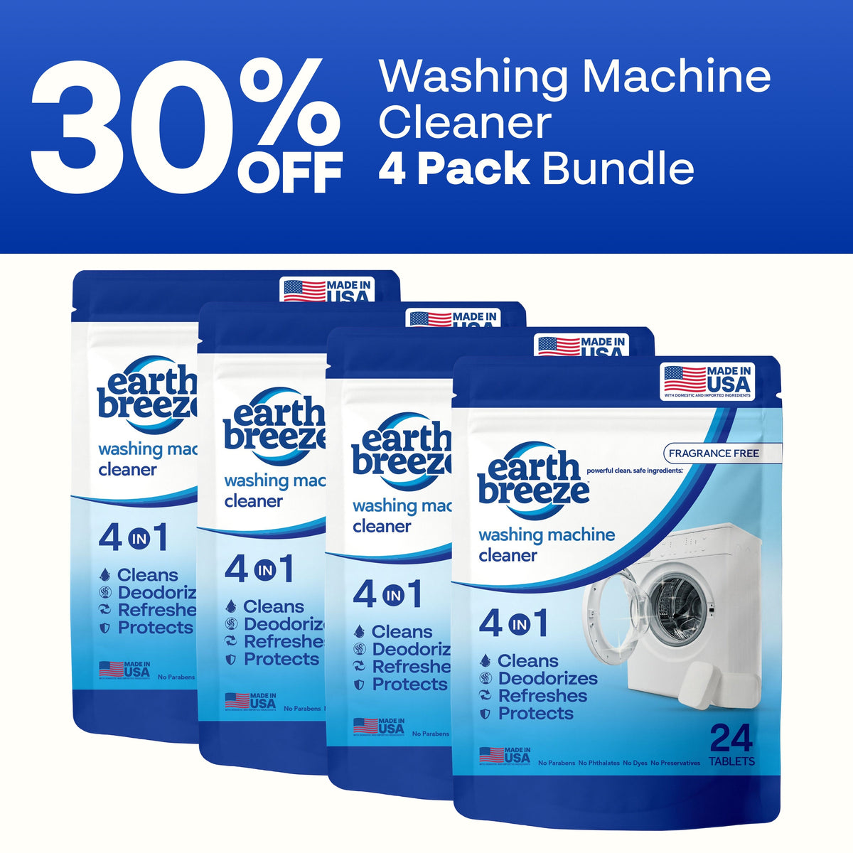 Pure Clean Dishwasher Tablets - 6 Pack