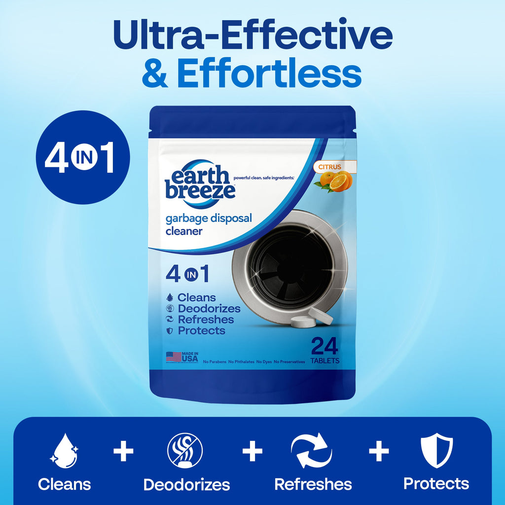 Garbage Disposal Cleaner Tablets - 4 Pack